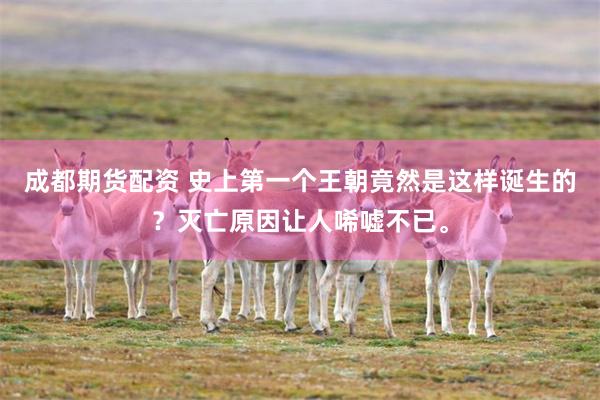 成都期货配资 史上第一个王朝竟然是这样诞生的？灭亡原因让人唏嘘不已。