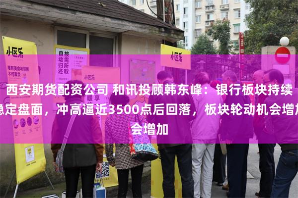 西安期货配资公司 和讯投顾韩东峰：银行板块持续稳定盘面，冲高逼近3500点后回落，板块轮动机会增加