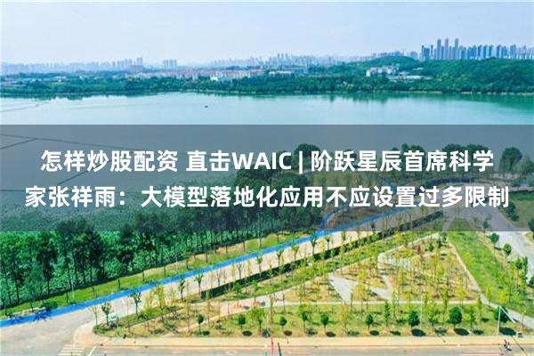 怎样炒股配资 直击WAIC | 阶跃星辰首席科学家张祥雨：大模型落地化应用不应设置过多限制