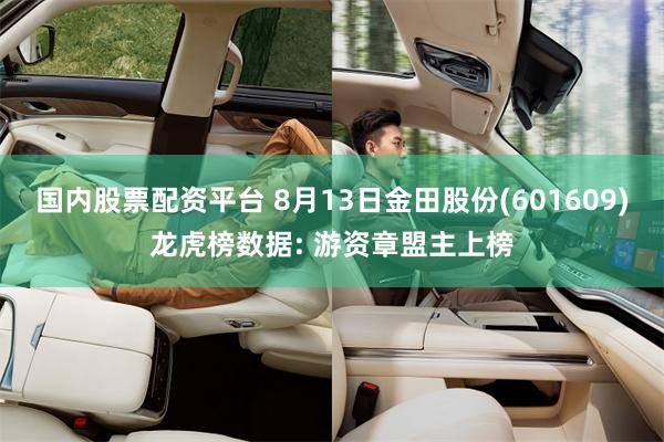 国内股票配资平台 8月13日金田股份(601609)龙虎榜数据: 游资章盟主上榜