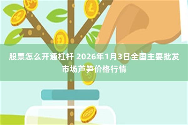 股票怎么开通杠杆 2026年1月3日全国主要批发市场芦笋价格行情